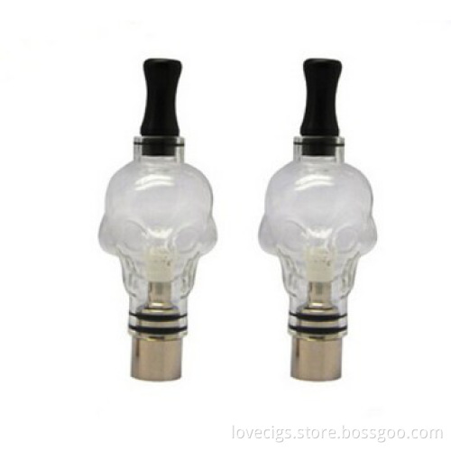 Wax glass vaporizer pyrex clearomizer skull atomizer